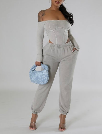 Diamond pant set