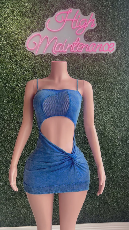 Adore me Sexy dress (Blue)