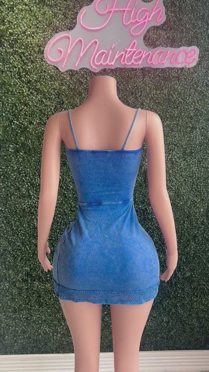 Adore me Sexy dress (Blue)